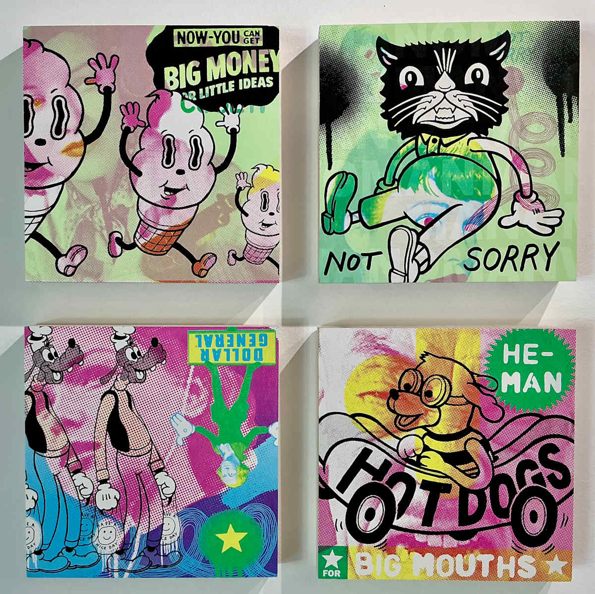 Screenprint Collages by Chadwick Tolley