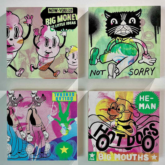 Screenprint Collages by Chadwick Tolley