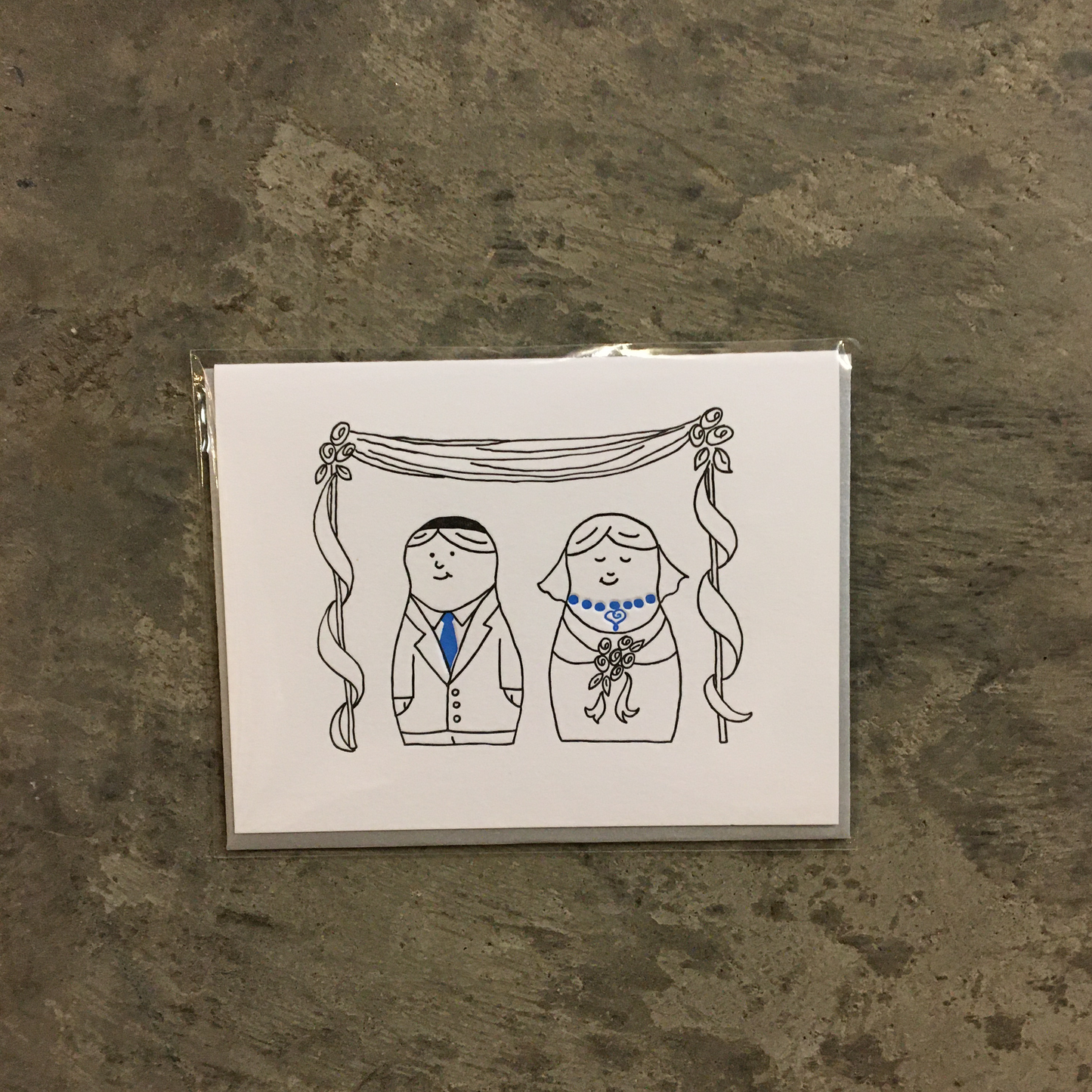 Jewish Wedding Greeting Card