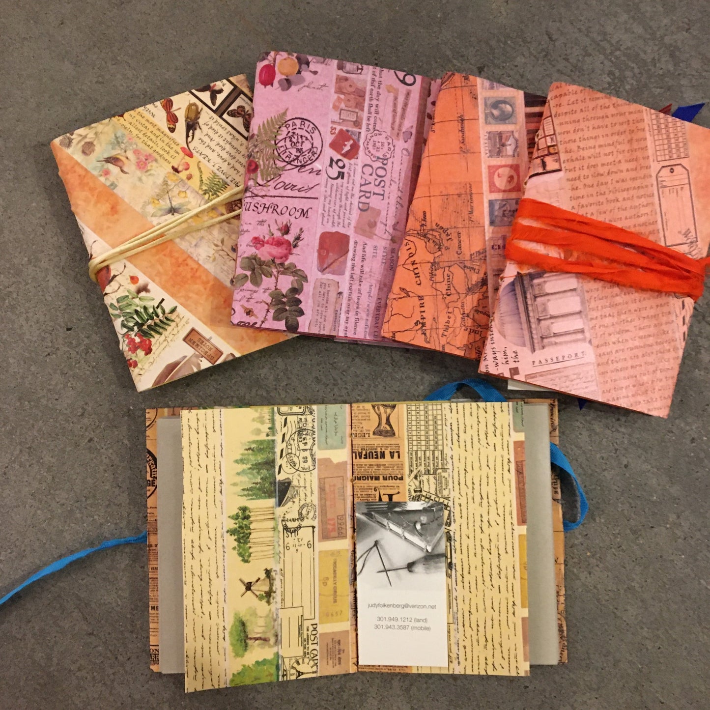 Small Collaged Notebooks