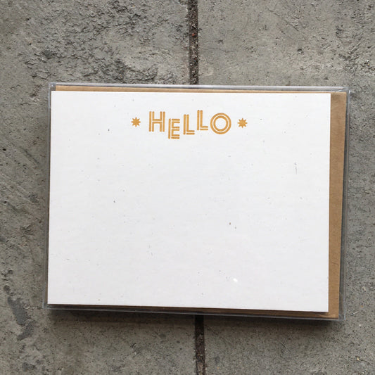 Hello! Flat Note Boxed set of 10