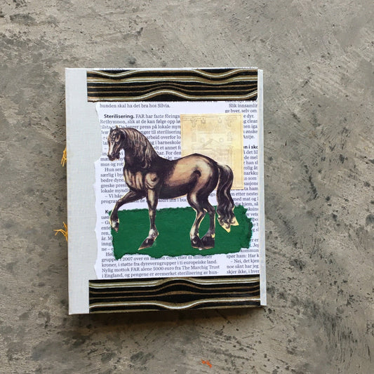 Horse Collaged Journal