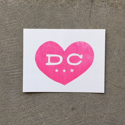 DC Pink Postcard
