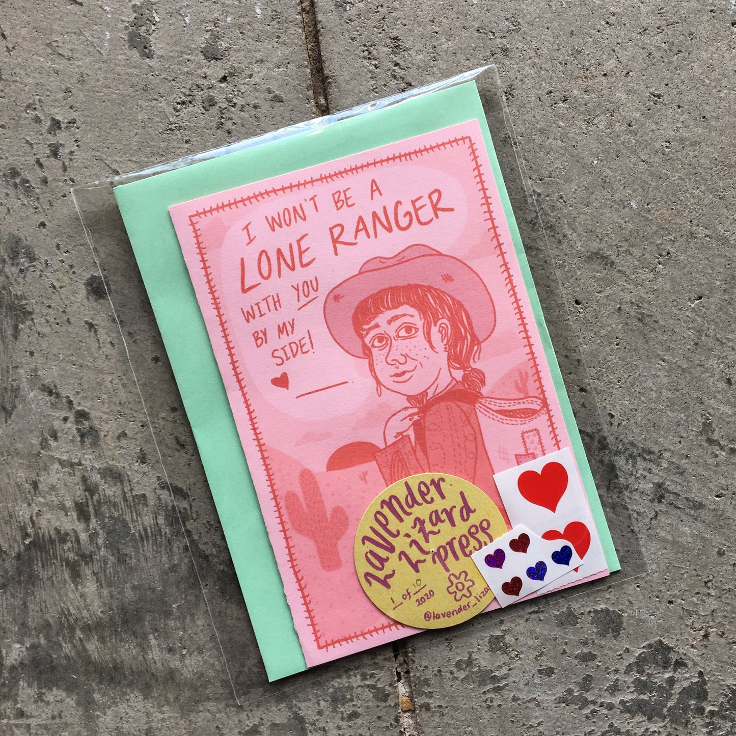 I Won't Be a Lone Ranger Card