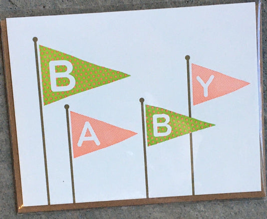 Baby Flags Greeting Card