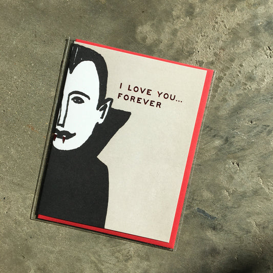 Vampire Love Greeting Card