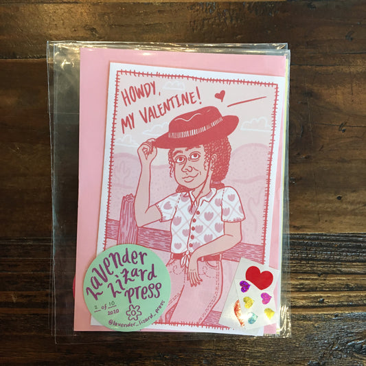 Howdy, My Valentine Card