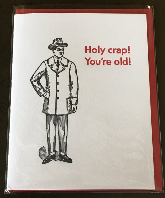Holy Crap! Greeting Card