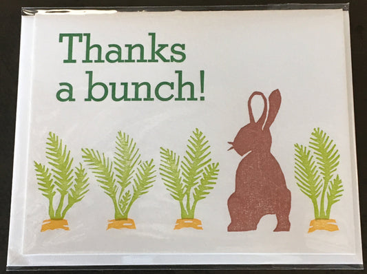 Thanks a Bunch Greeting Card