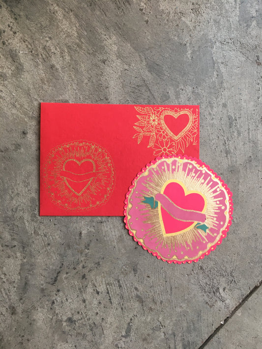 Ribbon Heart Card