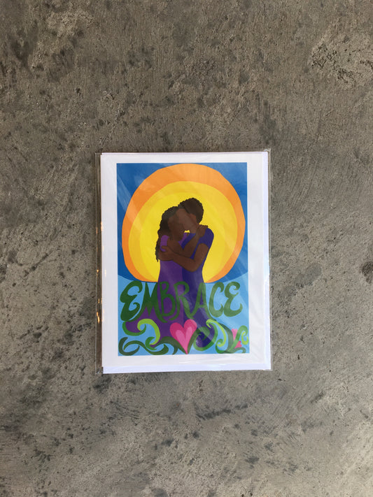 Embrace Greeting Card