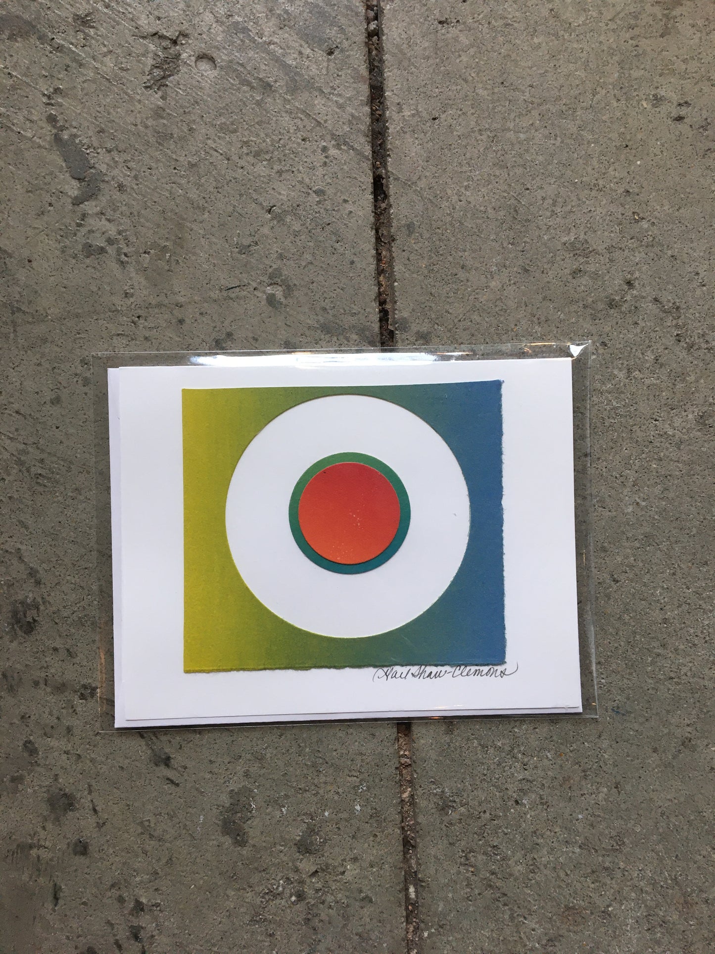 Monoprint Circles