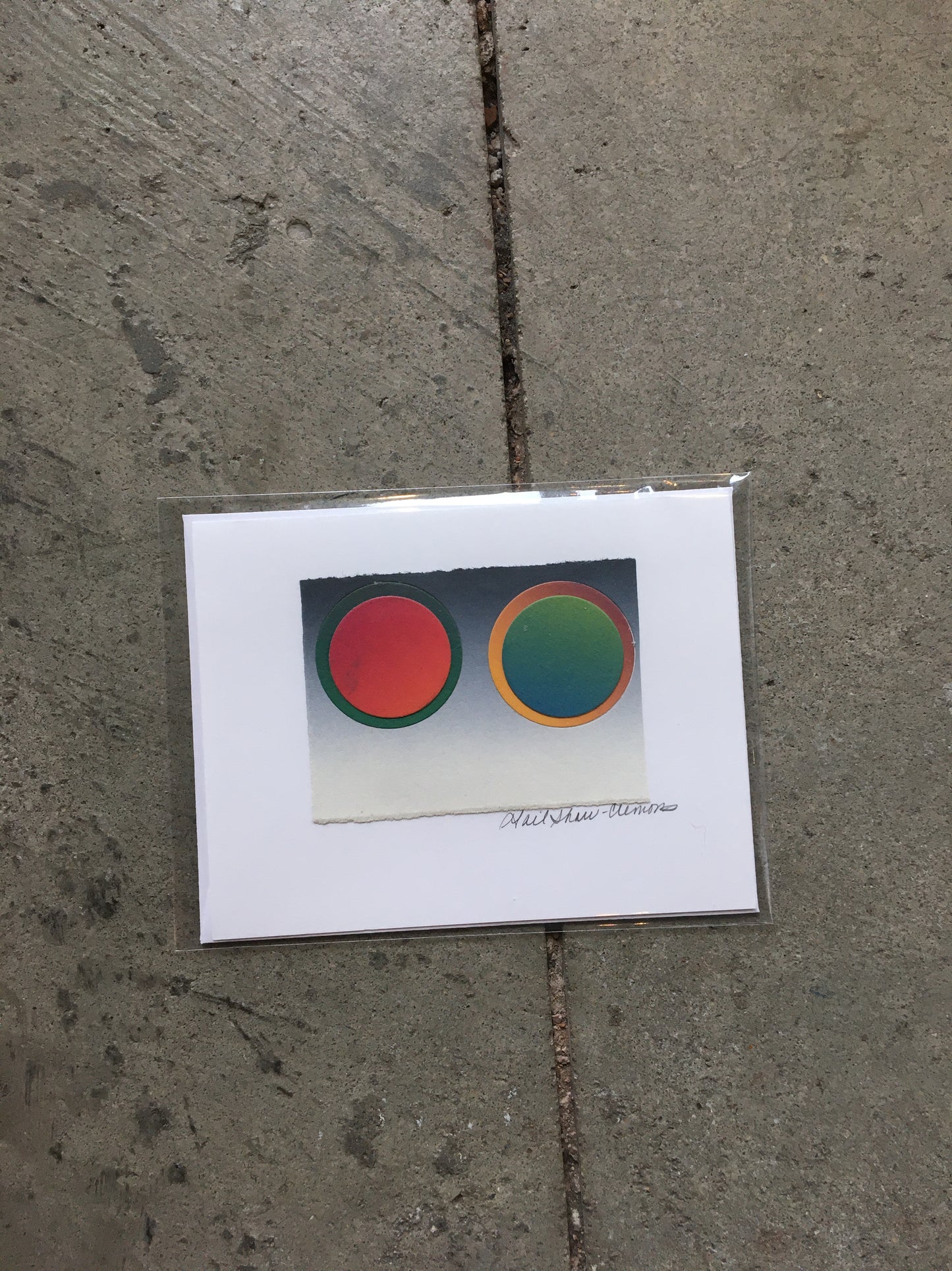 Monoprint Circles