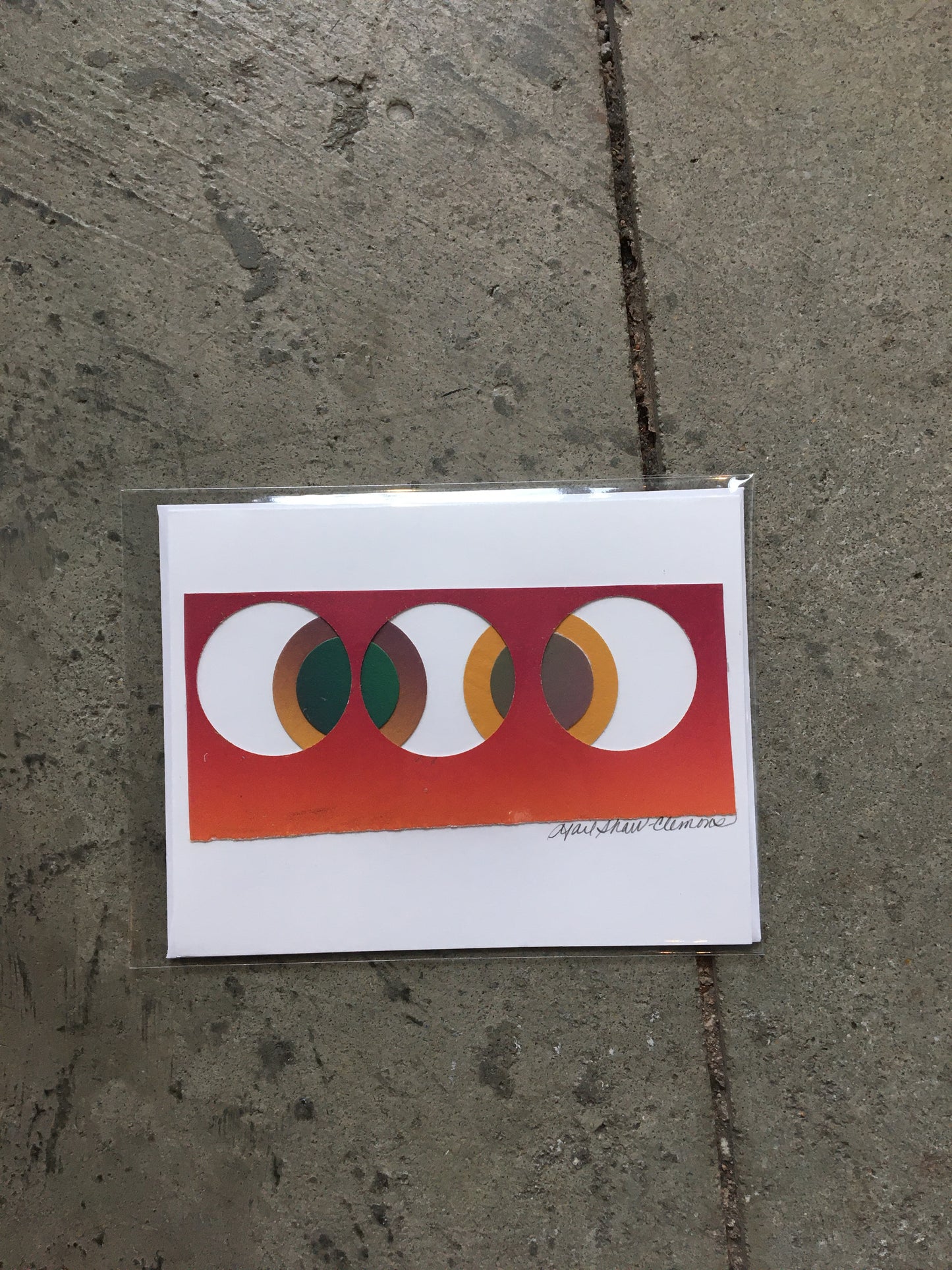 Monoprint Circles