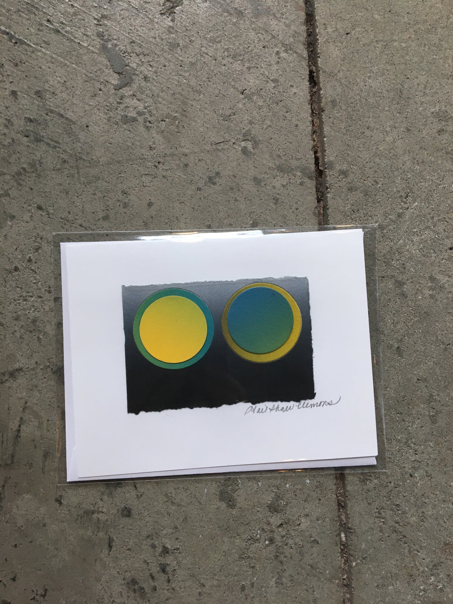 Monoprint Circles