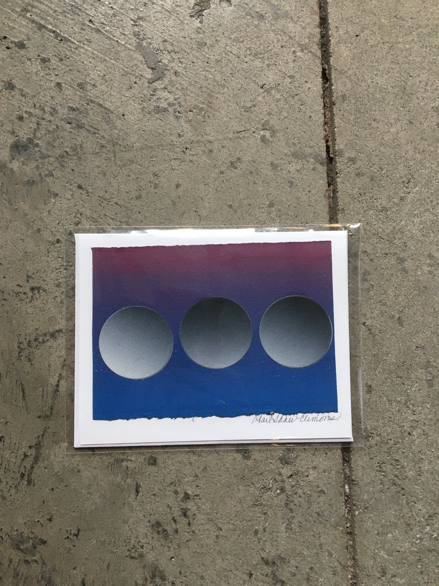 Monoprint Circles