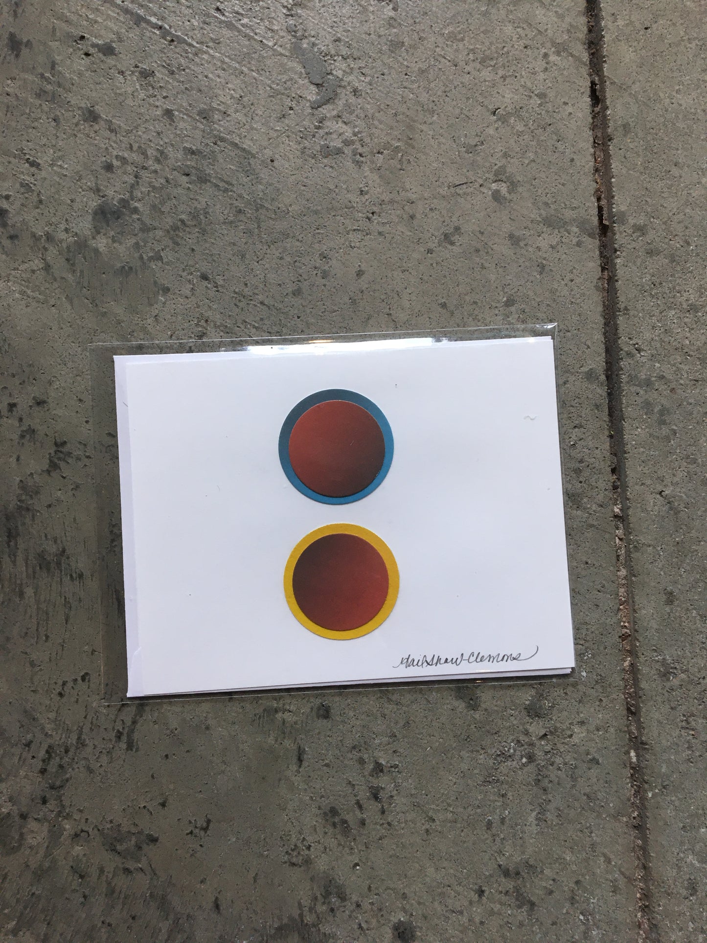 Monoprint Circles