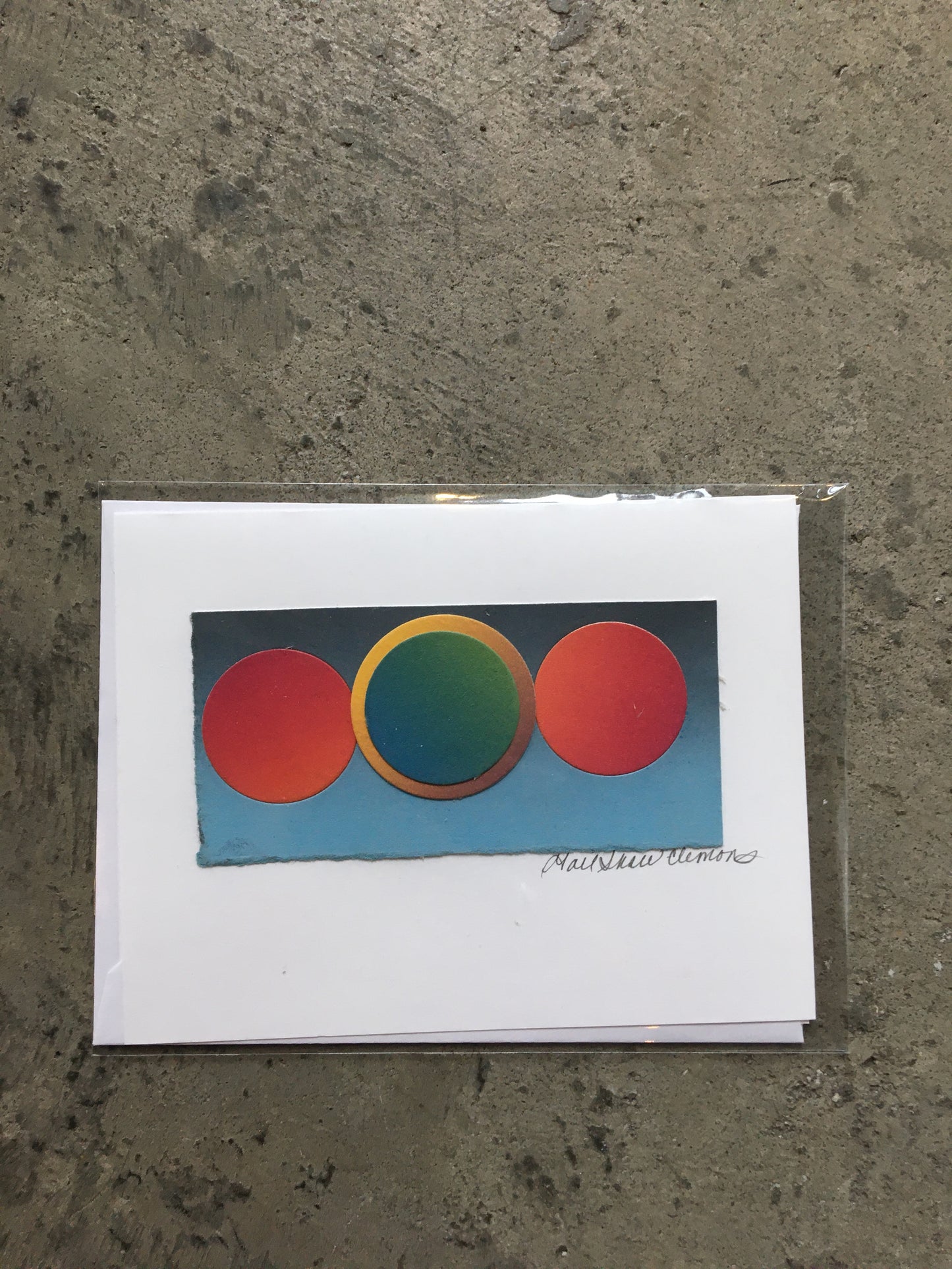 Monoprint Circles