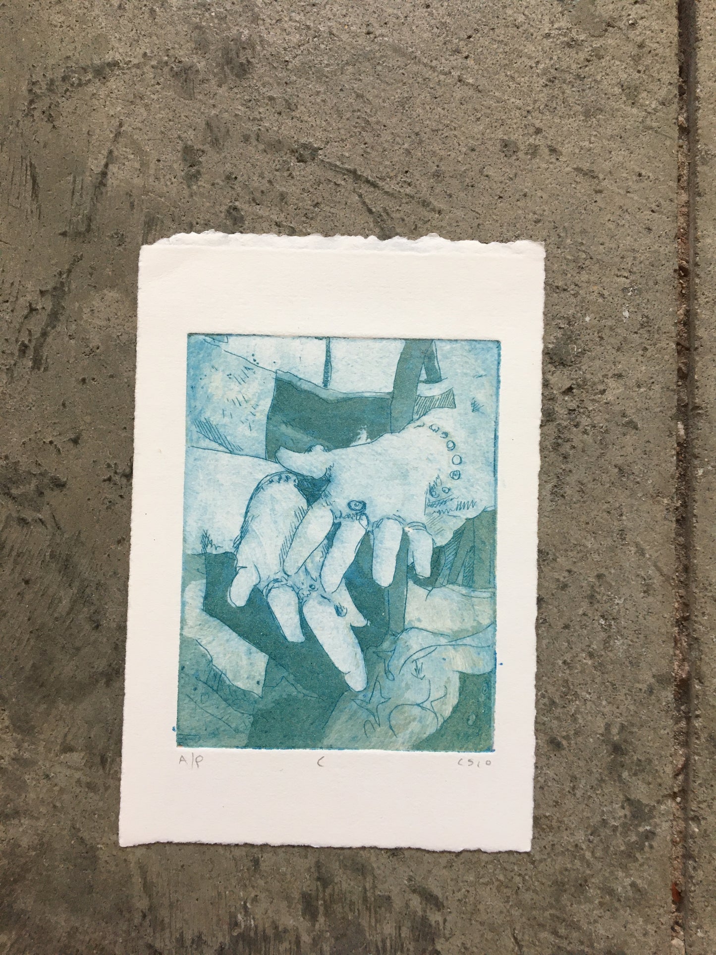 Yasmin's Hands - Tiny prints series