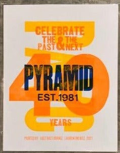40 Years! Print by Abstract Orange