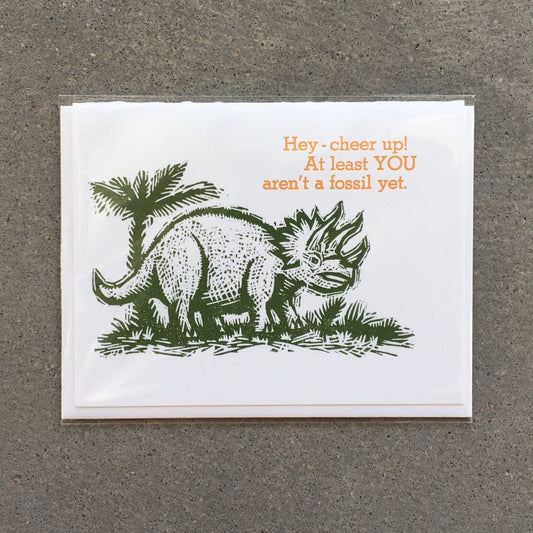 Not a Fossil Greeting Card