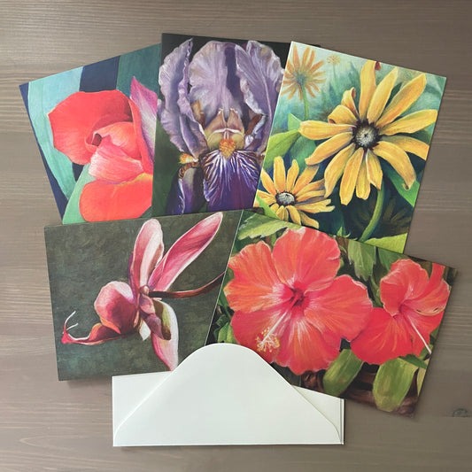 Floral Collection Pack of 5 cards