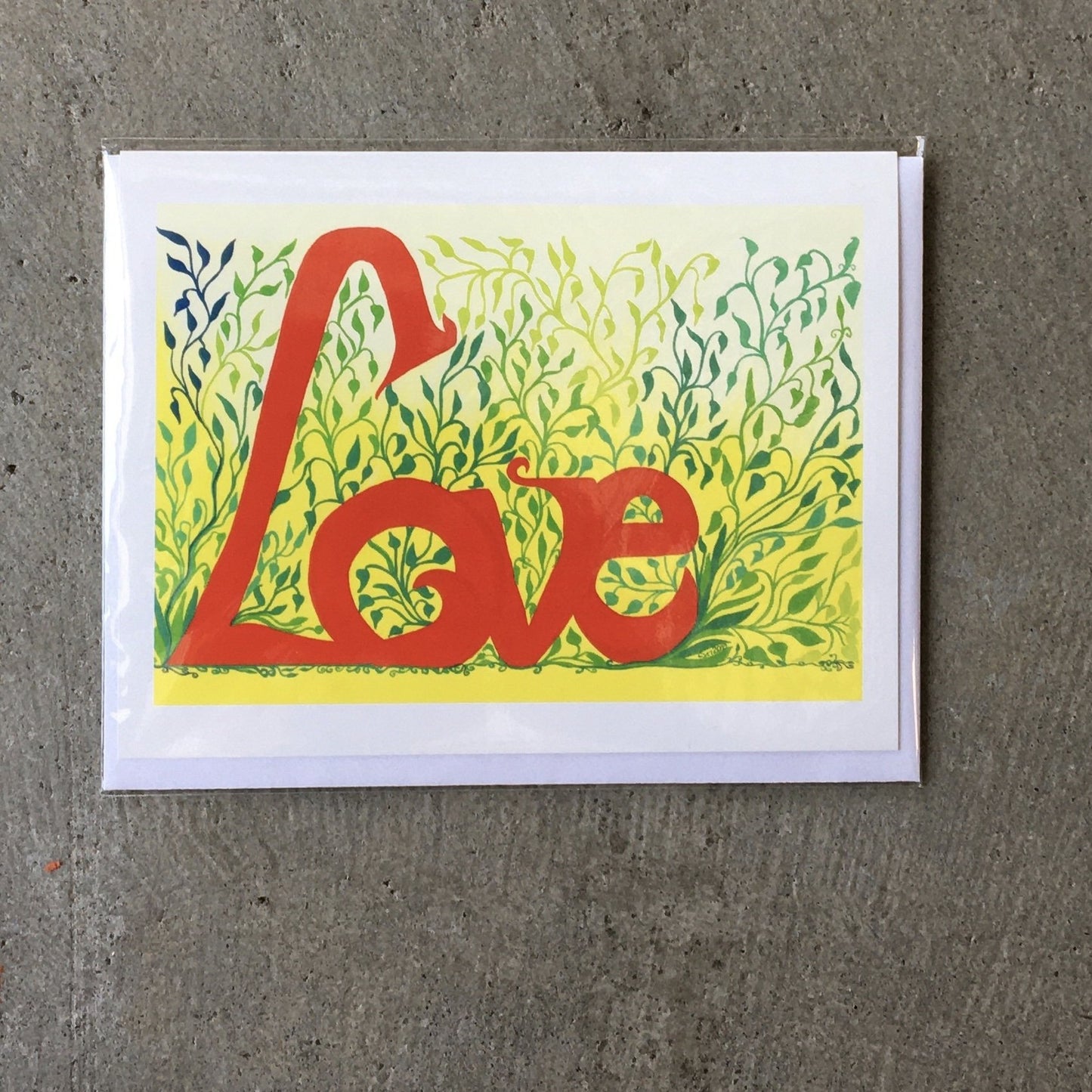 The Power of Love greeting card