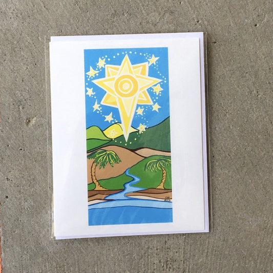 Tropical Star Greeting Card